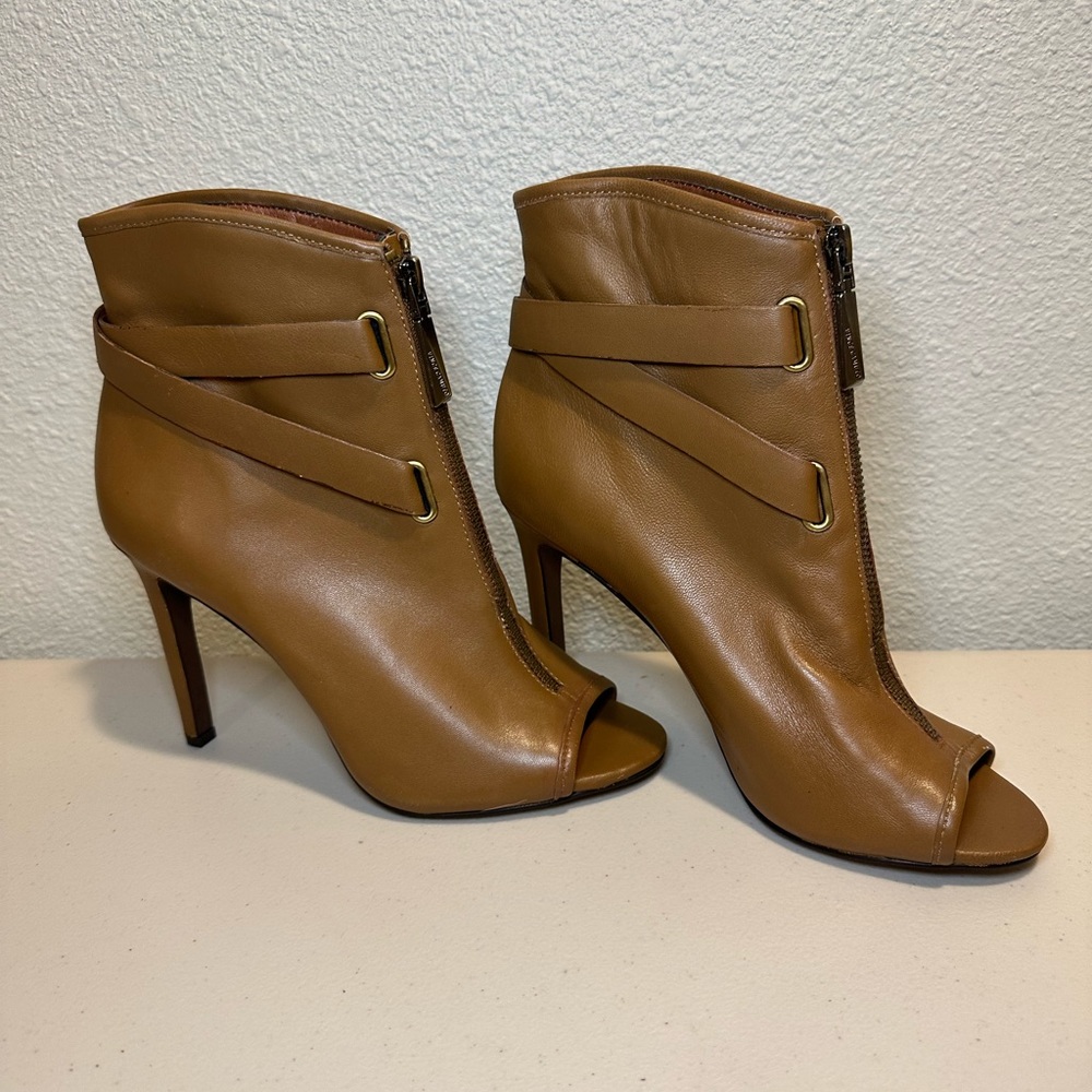 Vince Camuto Open Toed High Heel Bootie